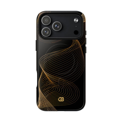 Gold Tough 2.0 Magsafe Phone Case for iPhone - Burnished Bronze Helix