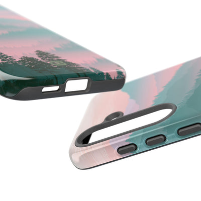 Teal Tough Phone Case for Samsung - Alpine Mist Teal