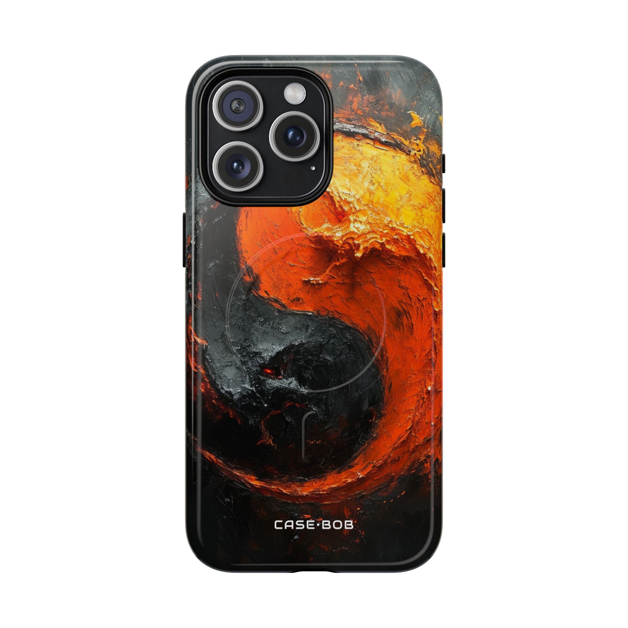 Geschmolzenes Yin-Yang iPhone 15 Pro Max Case - Tough+