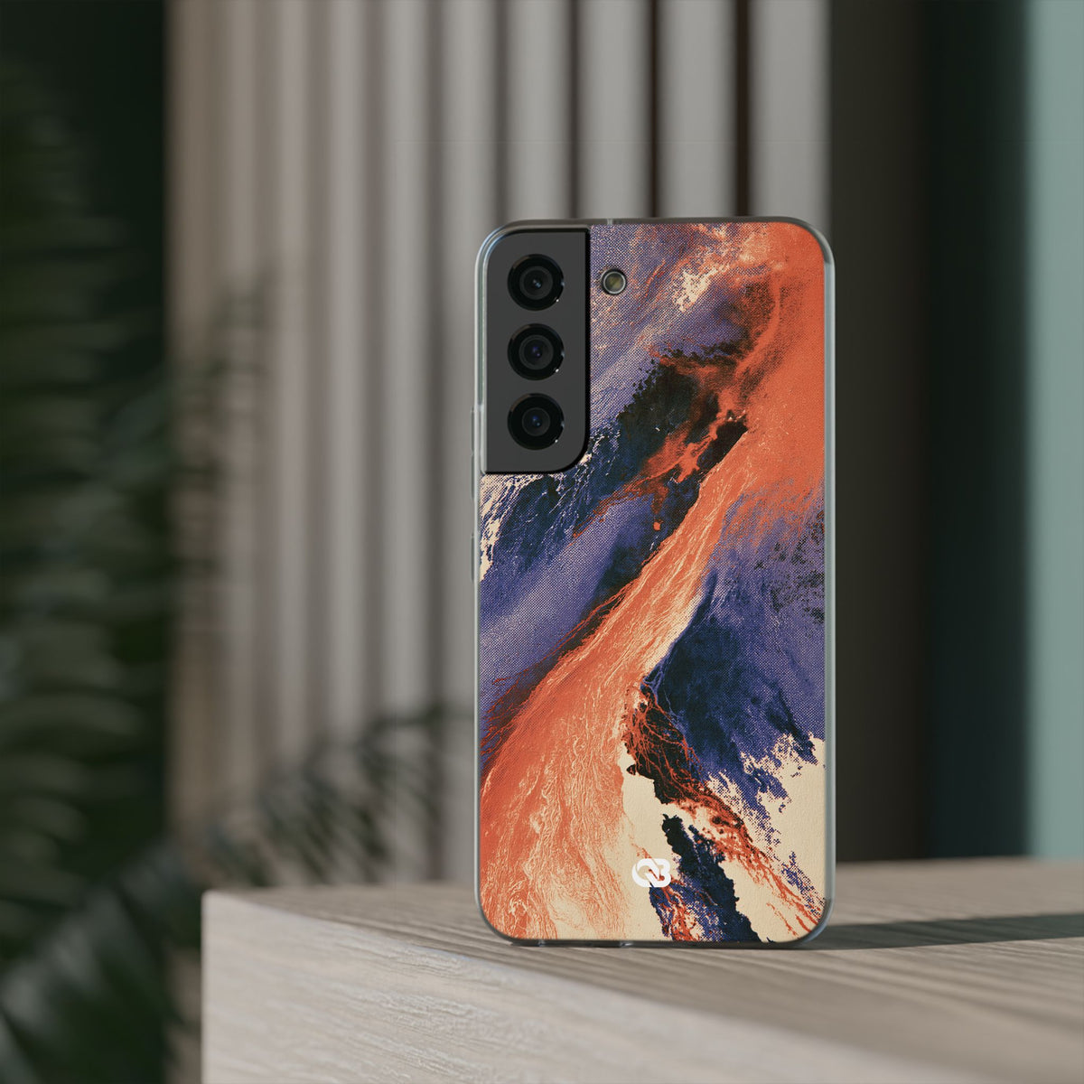 Solar Aura Drift · Lite Phone Case for Samsung · Orange