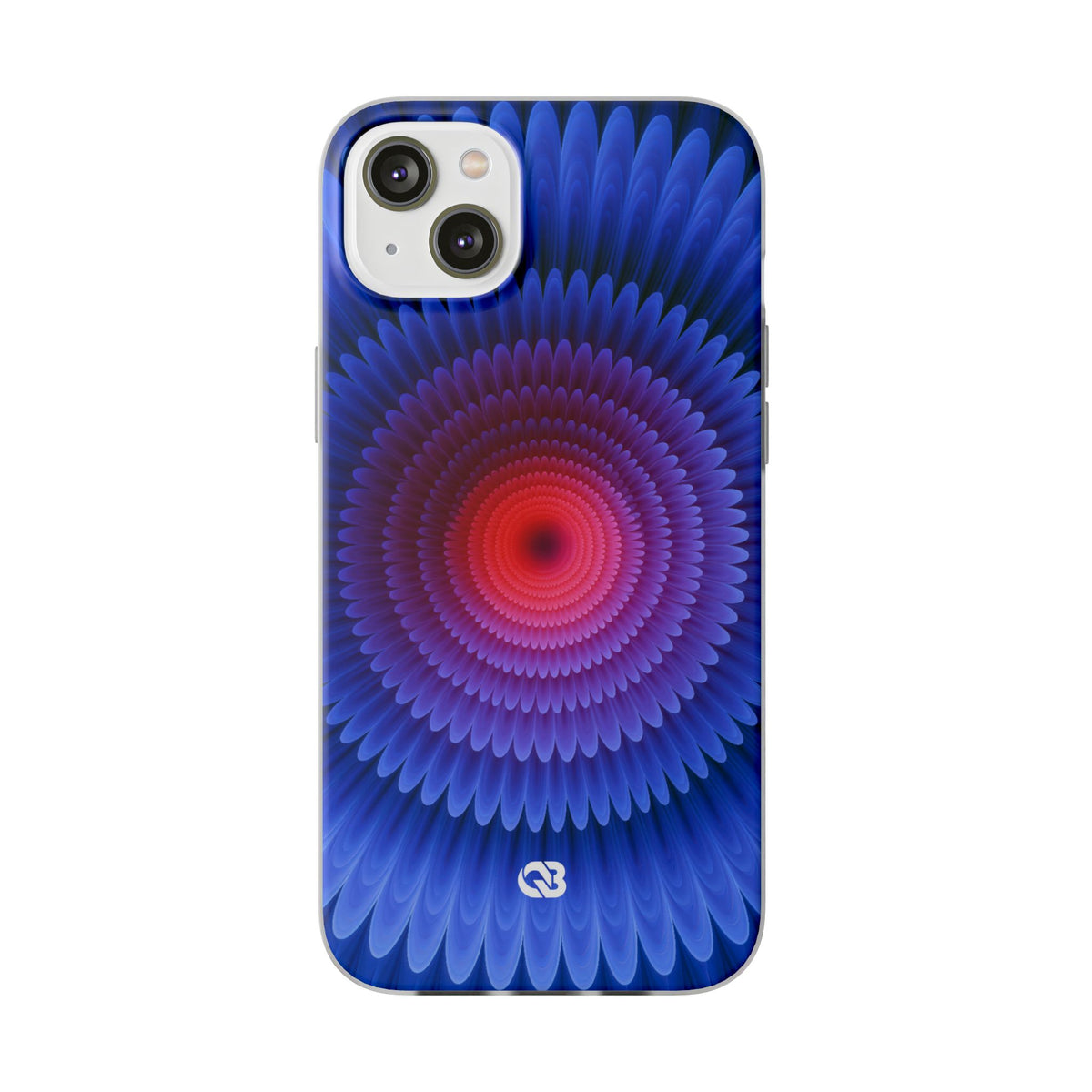 Radial Spectrum Bloom · Lite Phone Case for iPhone ·  Blue