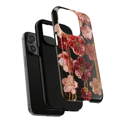 Silk Blossom Kanzashi · Tough 2.0 Magnetic Phone Case for iPhone · Pink