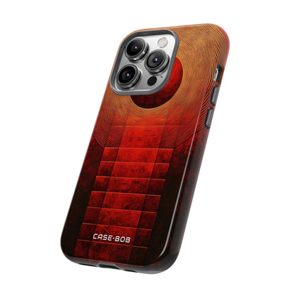 Crimson Orbit iPhone 14 Pro - Kova suojakotelo