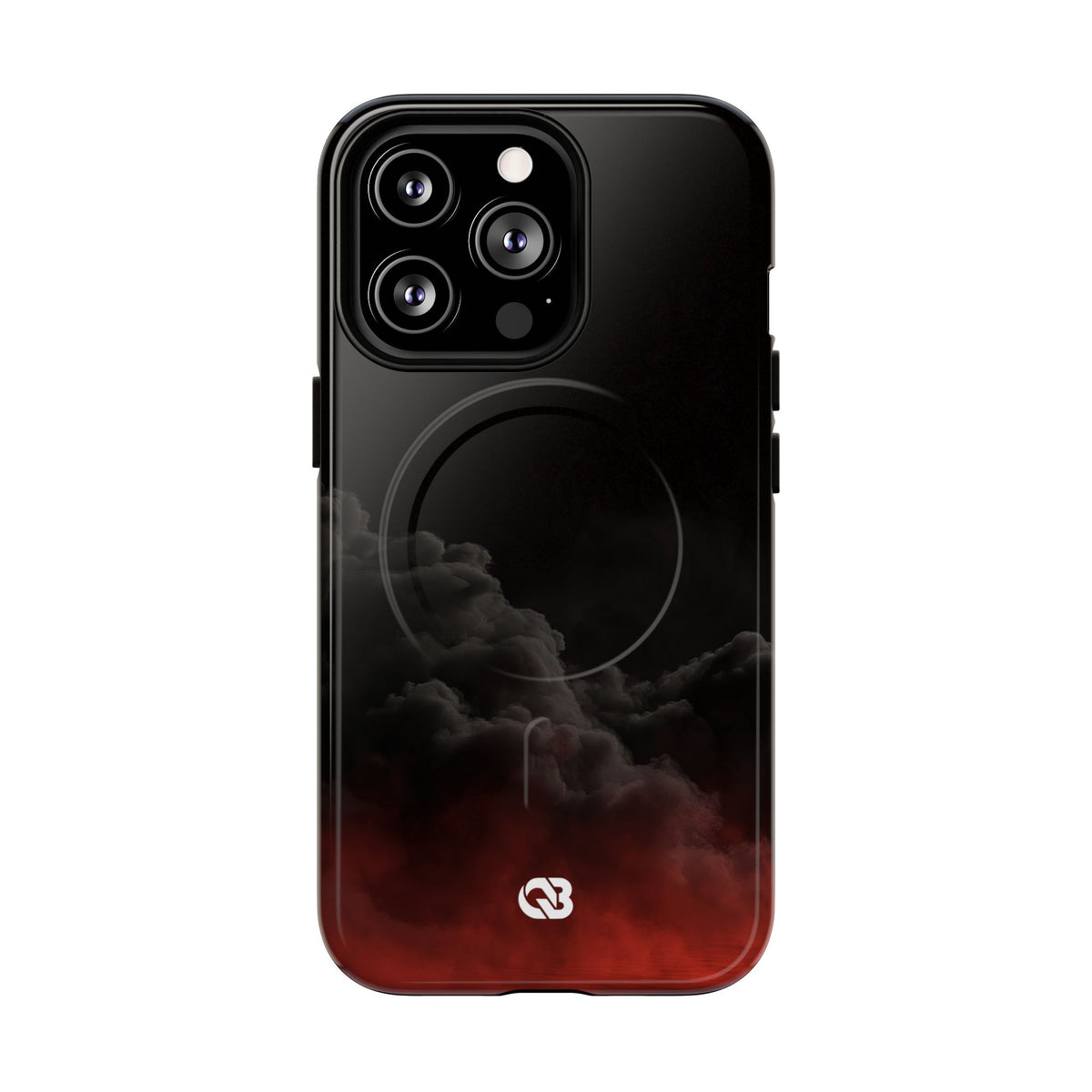 Crimson Fog Void · Tough 2.0 Magnetic Phone Case for iPhone · Black