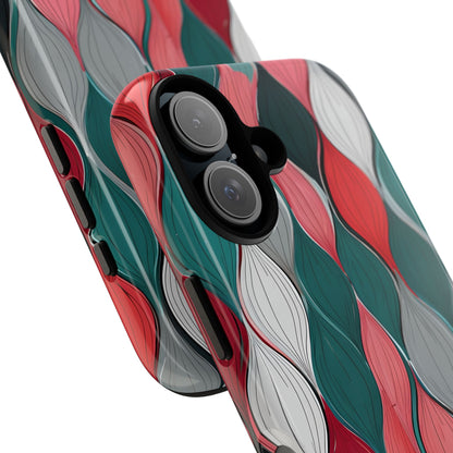 Lehden vesiputous teal iPhone 16 -kova suojakotelo