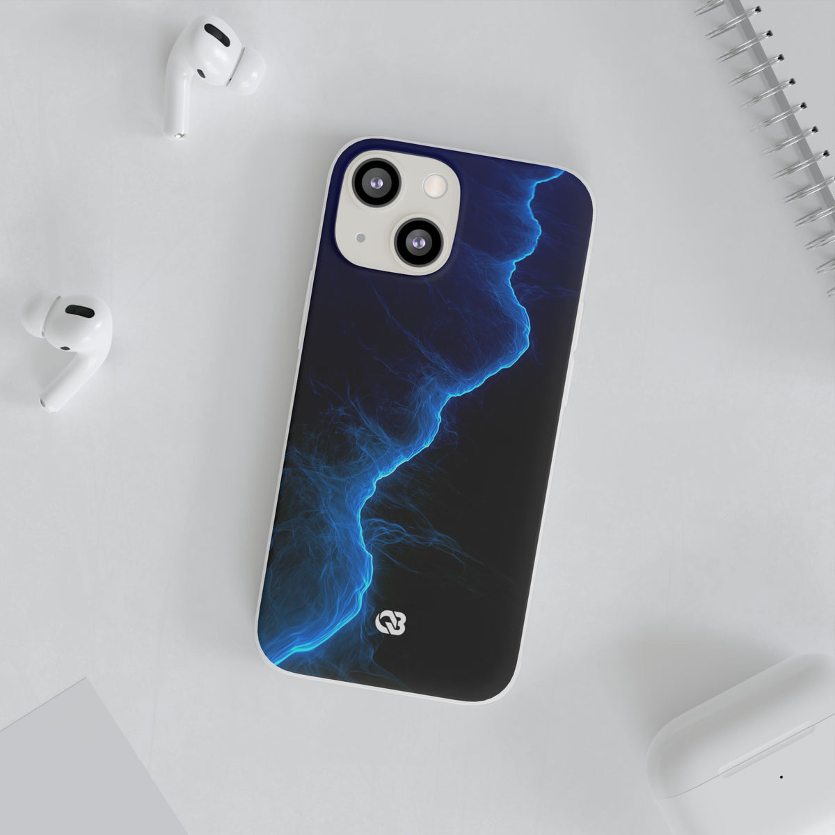 Electric Azure Drift · Lite Phone Case for iPhone ·  Blue