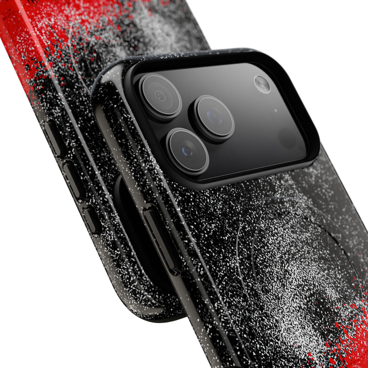 Crimson Noir Drip · Tough 2.0 Magnetic Phone Case for iPhone · Black