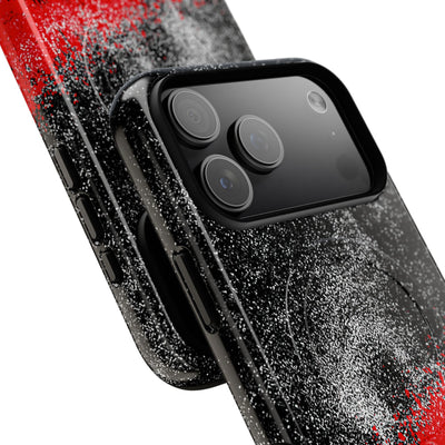 Crimson Noir Drip · Tough 2.0 Magnetic Phone Case for iPhone · Black