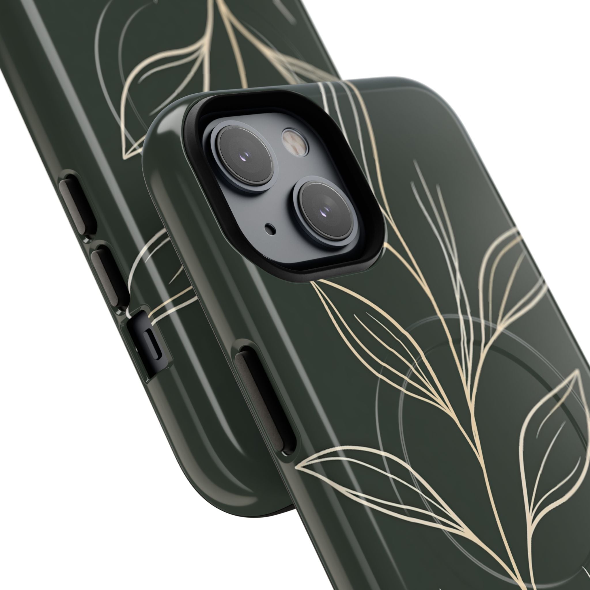 Green Tough 2.0 Magsafe Phone Case for iPhone - Deep Moss Willow