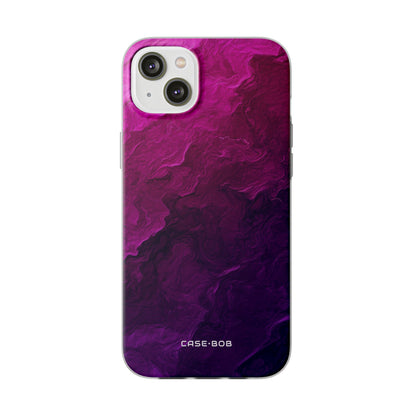 Violet Swirl iPhone 14 Plus Case - Soft