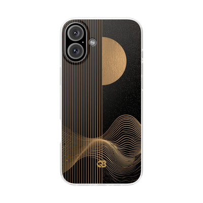 Lunar Topo Horizon · Lite Phone Case for iPhone ·  Black