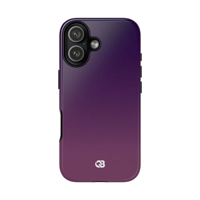 Purple Tough Phone Case for iPhone - Nocturnal Plum Fade