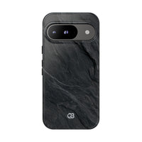 Black Tough Phone Case for Google Pixel - Midnight Slate Ridge