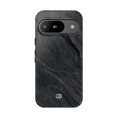 Black Tough Phone Case for Google Pixel - Midnight Slate Ridge