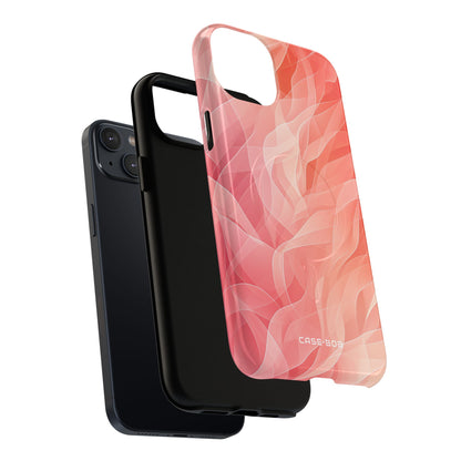 Peach Wave Drift iPhone 14 Plus Case - Tough+
