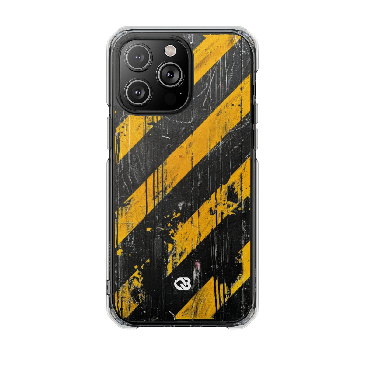 Urban Hazard Decay · Clear Impact Magnetic Phone Case for iPhone · Black