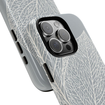 Grey Tough 2.0 Magsafe Phone Case for iPhone - Frosted Ash Veins