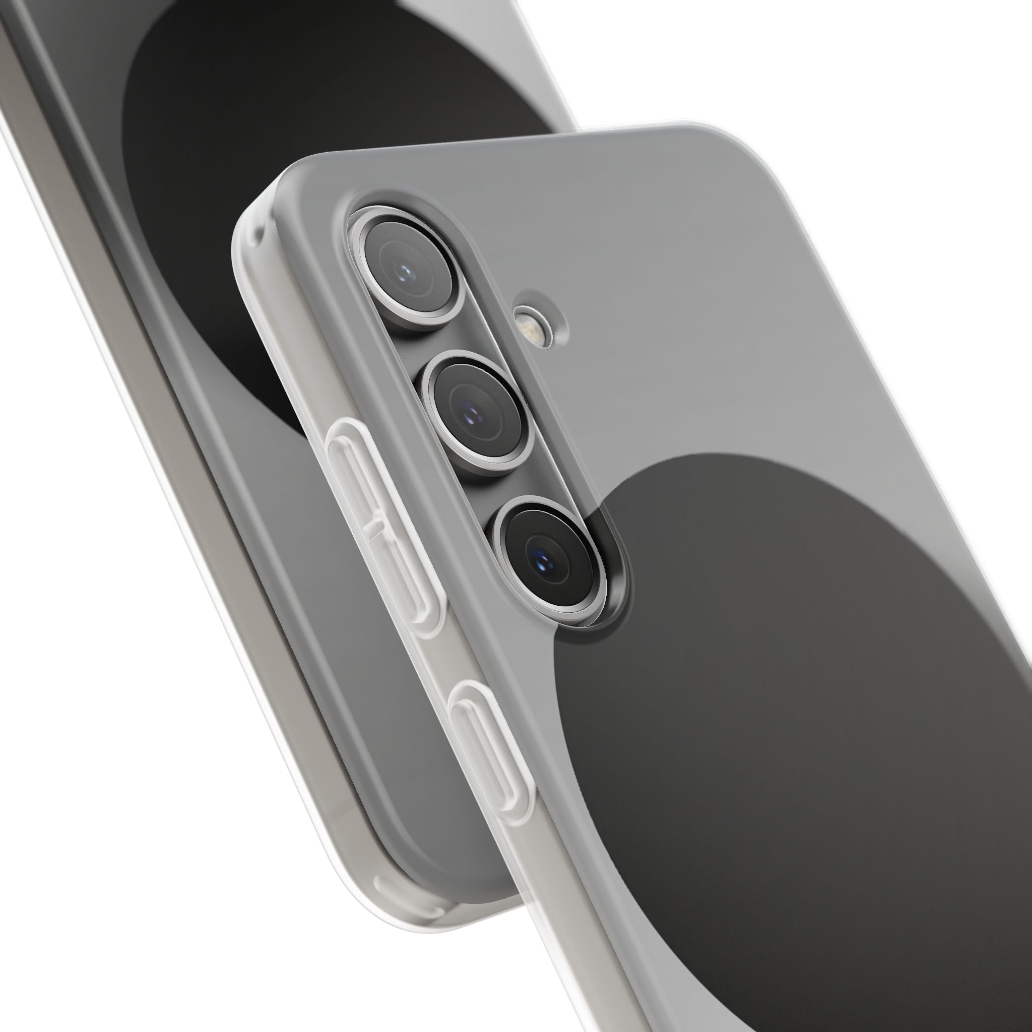 Grey Lite Phone Case for Samsung - Matte Onyx Sphere