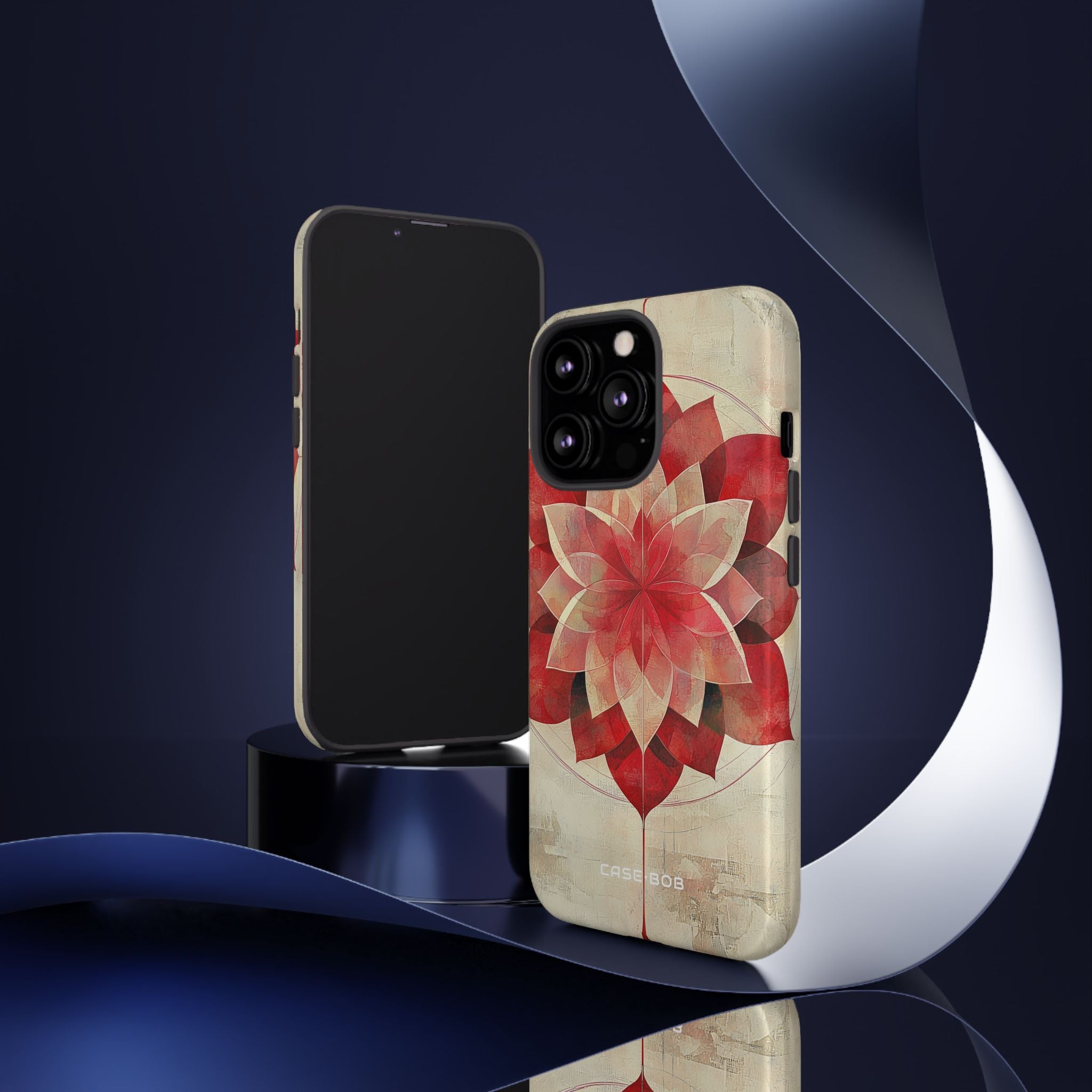 Crimson Bloom iPhone 13 Pro Case - Tough