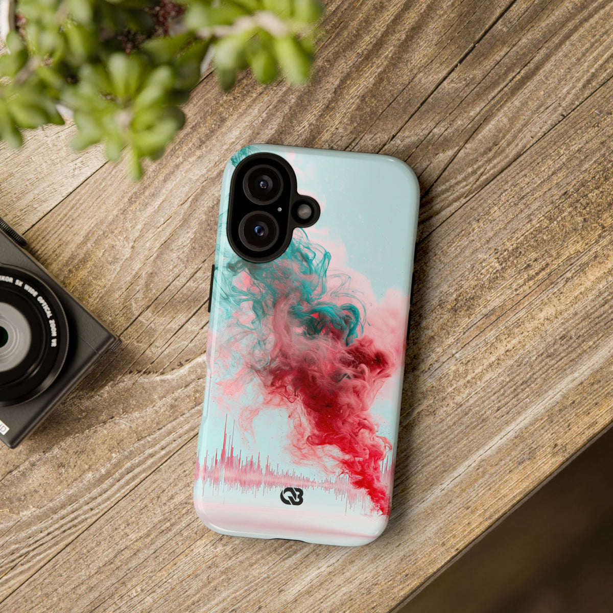 Sonic Bloom · Tough Phone Case for iPhone · Red