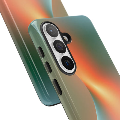 Radiant Contour · Tough Phone Case for Samsung · Orange