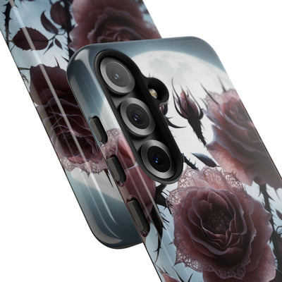 Lunar Lace Petals · Tough Coque de téléphone pour Samsung