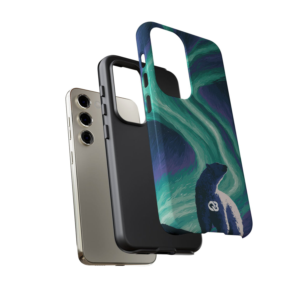Arctic Aurora Bear · Tough Phone Case for Samsung · Teal