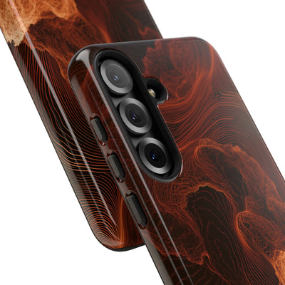 Amber Filament · Tough Phone Case for Samsung · Orange