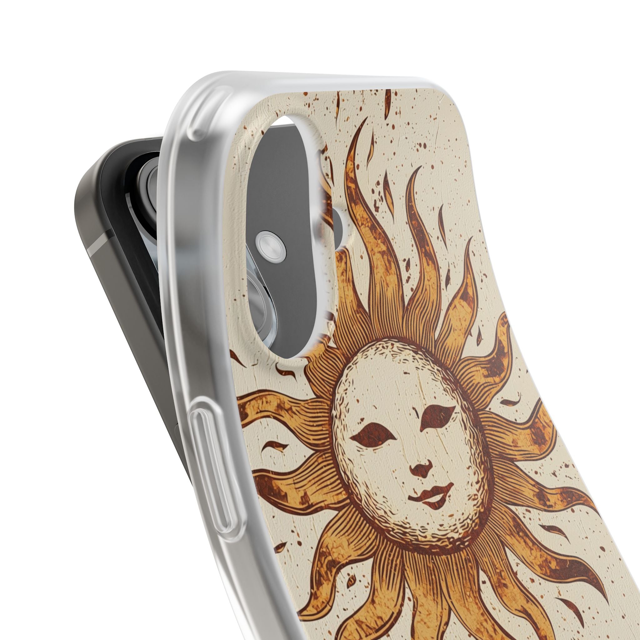 Ρουστίκ Ηλιακή Μάσκα · Soft Θήκη για iPhone