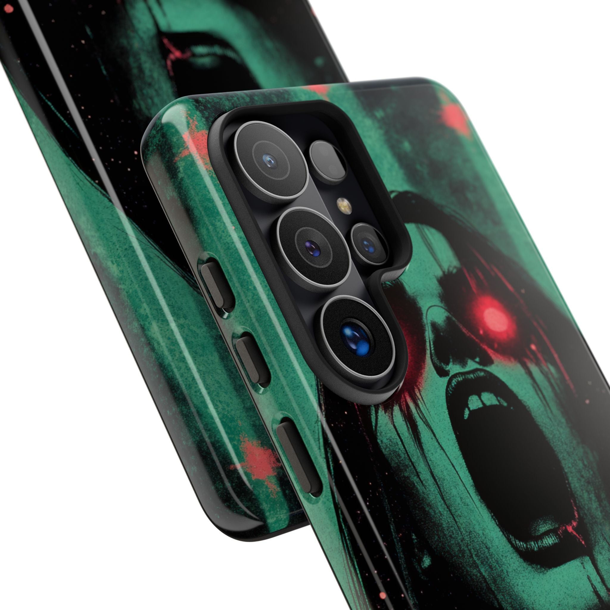 Crimson Emerald Scream · Tough Phone Case for Samsung