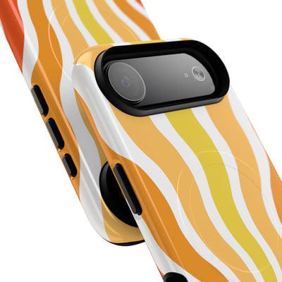 Amber Solar Waves · Tough+ Phone Case for iPhone · Magsafe