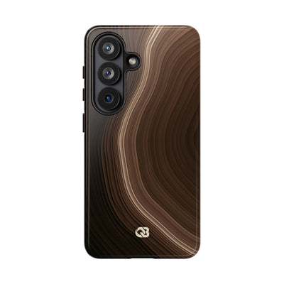 Umber Strata · Tough Phone Case for Samsung · Brown