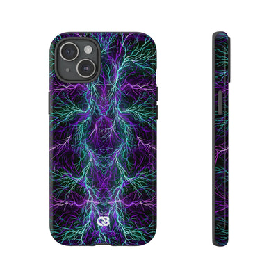 Electric Plasma Arbor · Tough Phone Case for iPhone · Purple