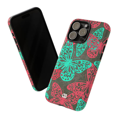 Electric Papillon · Tough Phone Case for iPhone · Pink