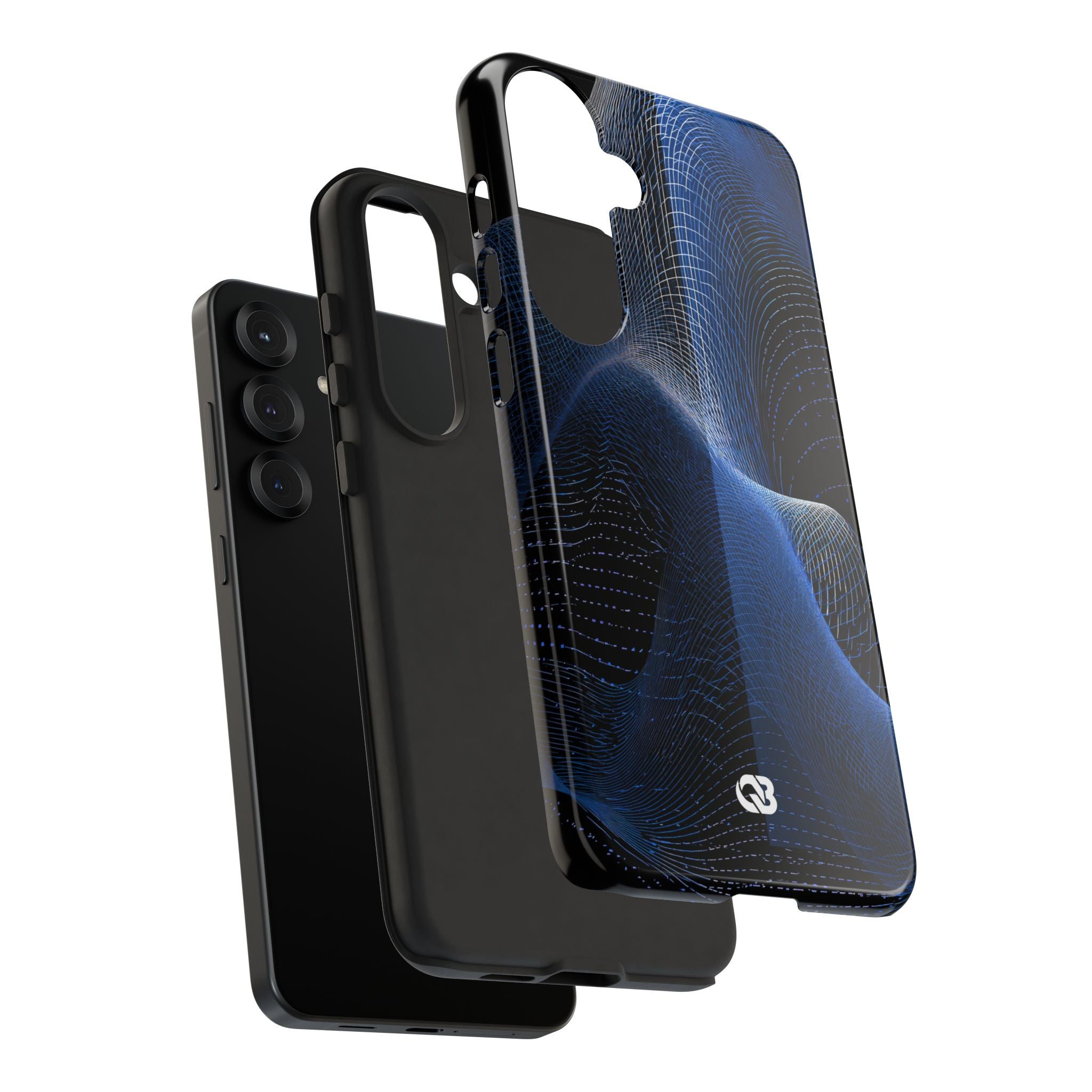 Blue Tough Phone Case for Samsung - Electric Blue Flux