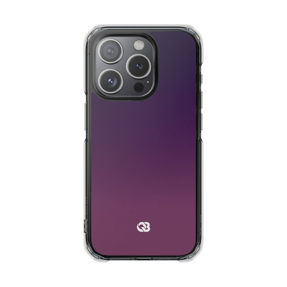 Velvet Dusk · Clear Impact Magnetic Phone Case for iPhone · Purple