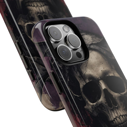 Gothic Skull Crown iPhone 16 Pro Max Case - Tough