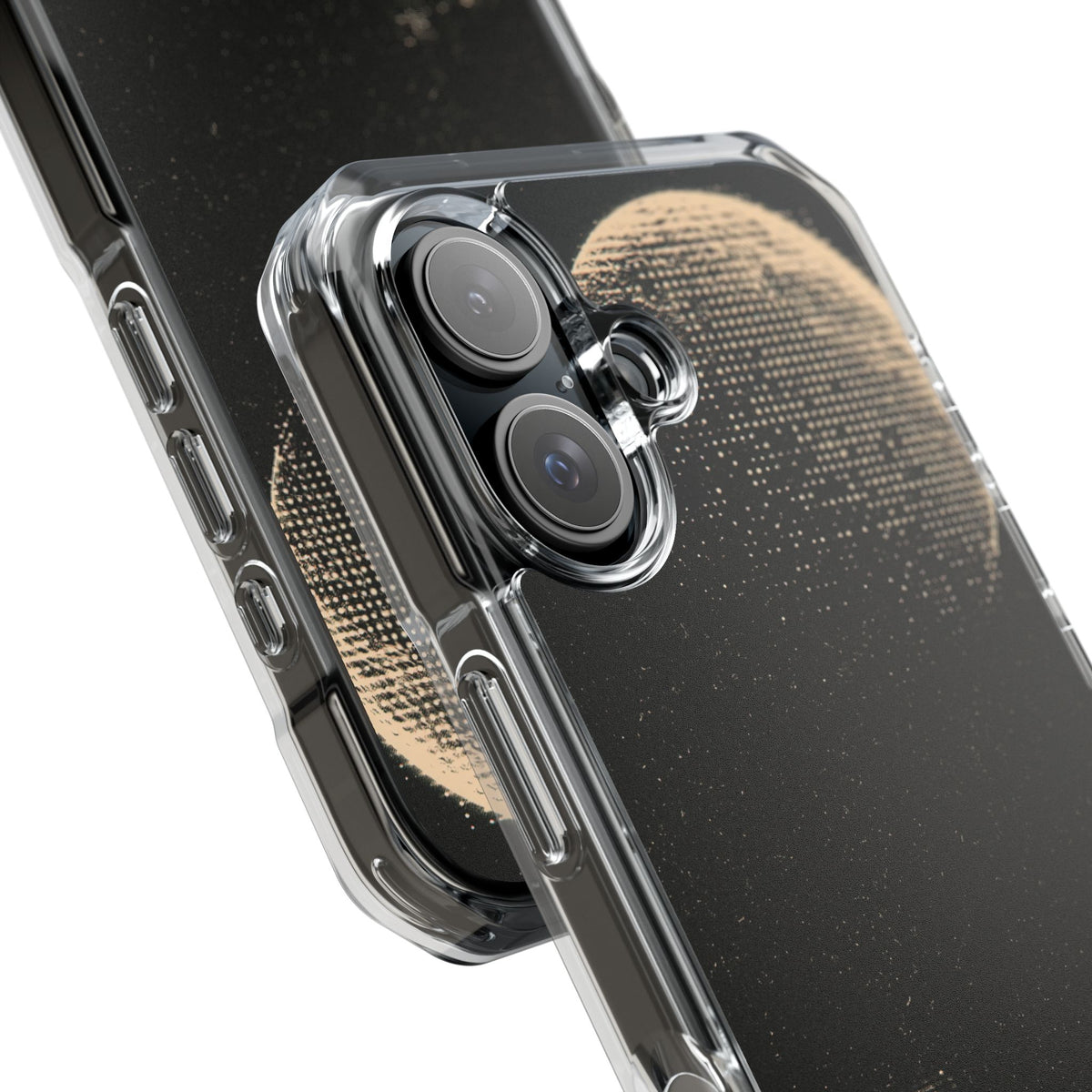 Lunar Metropolis Nocturne · Clear Impact Magnetic Phone Case for iPhone ·  Black