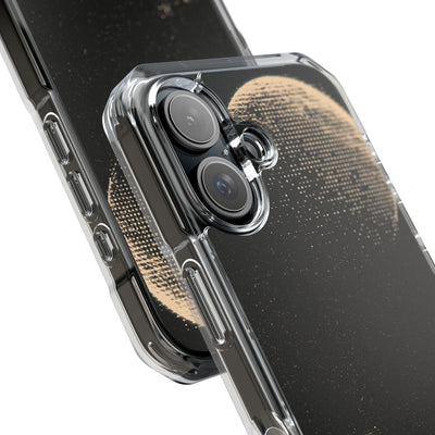 Lunar Metropolis Nocturne · Clear Impact Magnetic Phone Case for iPhone ·  Black