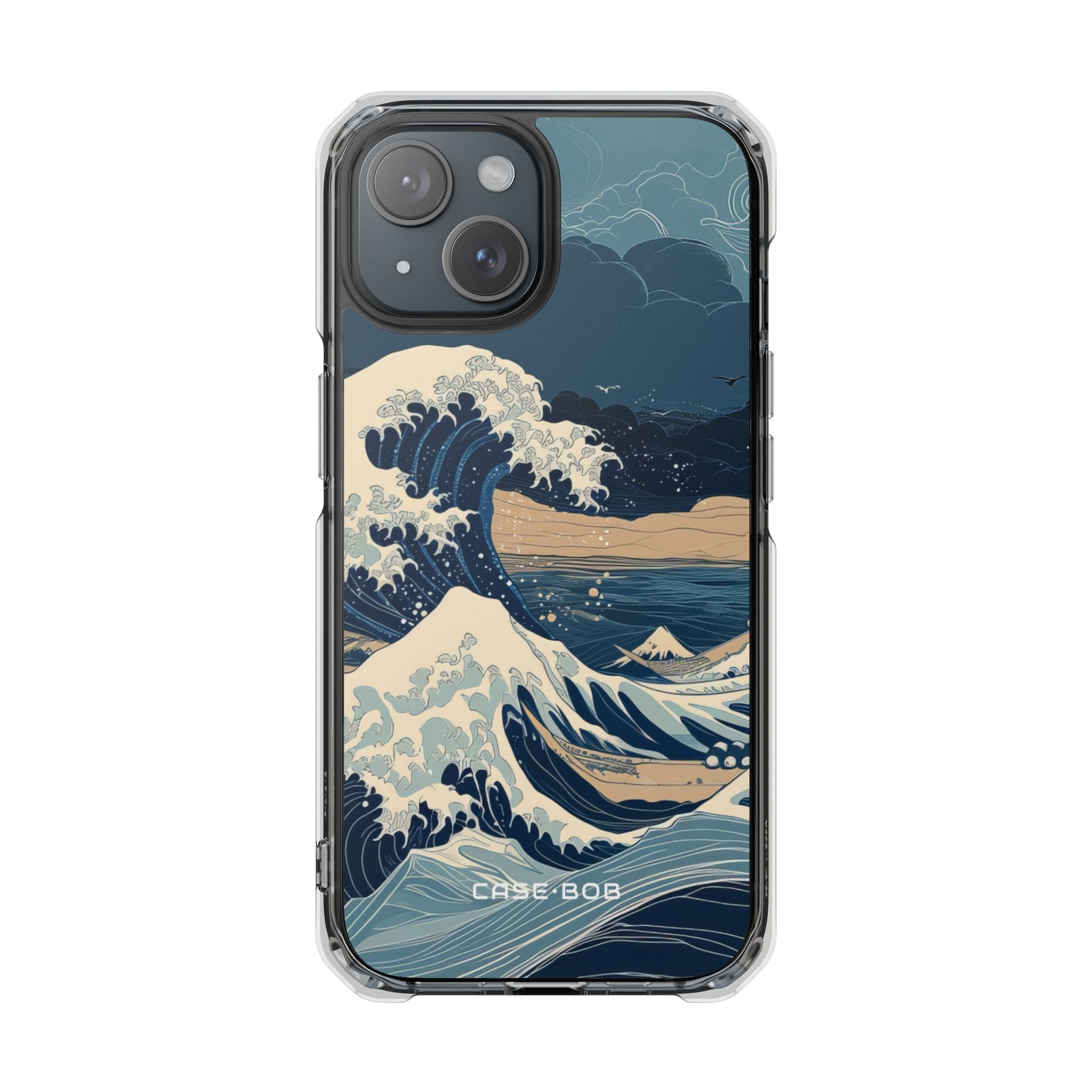 Cresting Blue Wave iPhone 15 Case - Impact