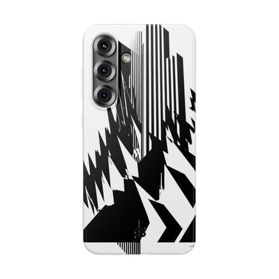 White Lite Phone Case for Samsung - Shattered Vector Spire