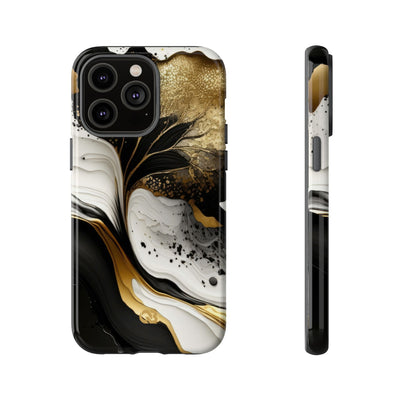 Molten Onyx Gold · Tough Etui na telefon dla iPhone