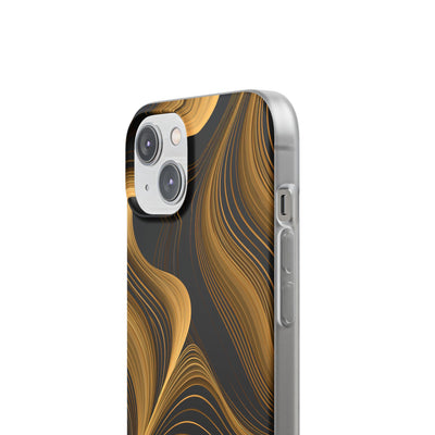 Gold Lite Phone Case for iPhone - Molten Copper Strands