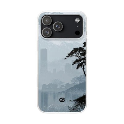Grey Lite Phone Case for iPhone - Steel Slate Zen