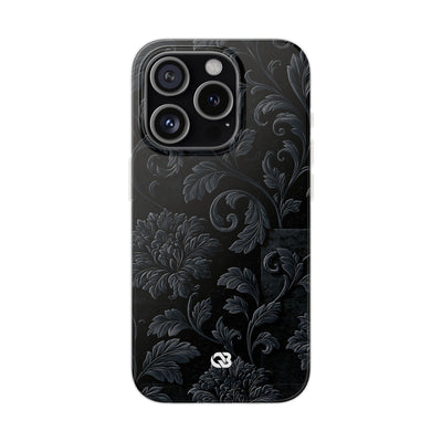 Obsidian Damask · Lite Phone Case for iPhone ·  Black