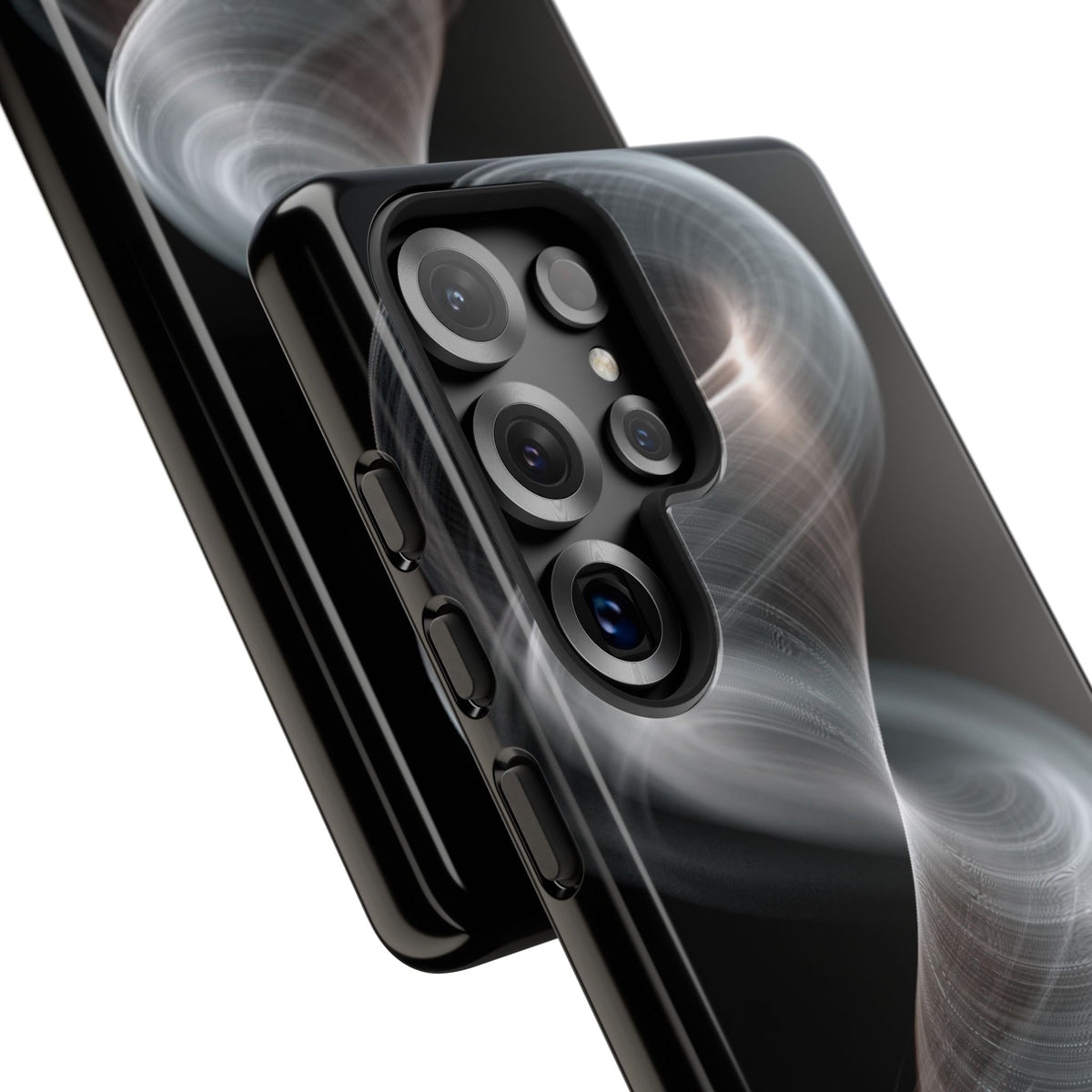 Luminous Vortex · Tough Phone Case for Samsung · Black
