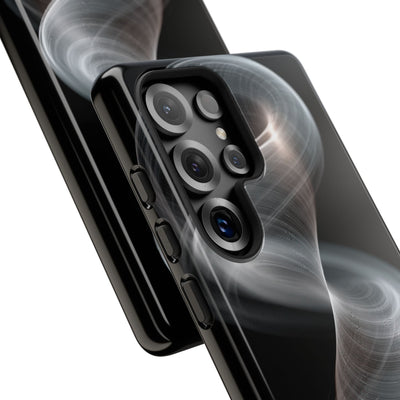 Luminous Vortex · Tough Phone Case for Samsung · Black