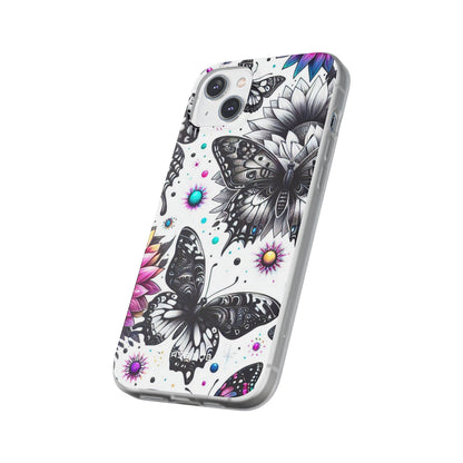 Butterfly Bloom iPhone 14 Plus Case - Soft