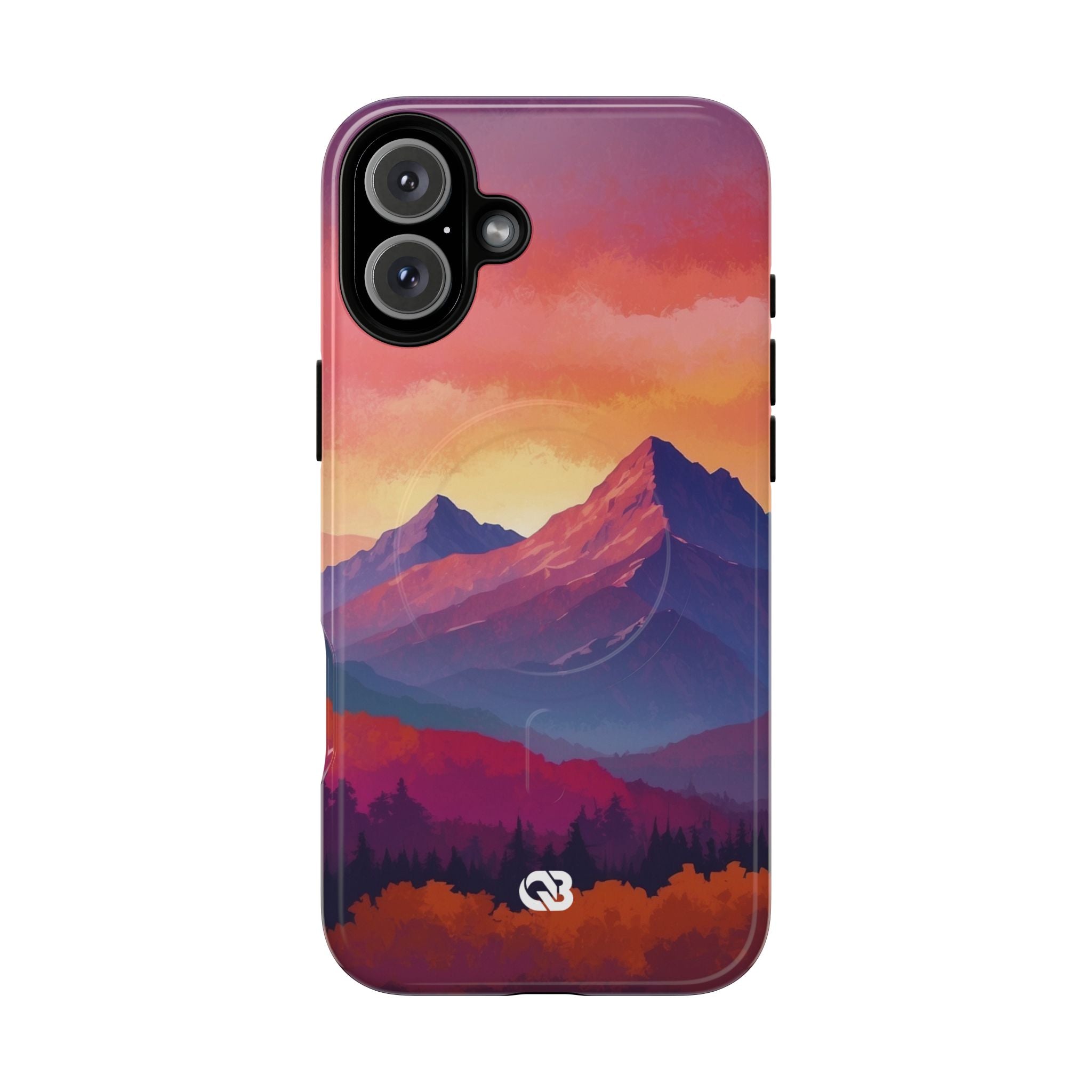 Crimson Mountain Dusk · Tough+ Phone Case for iPhone · Magsafe