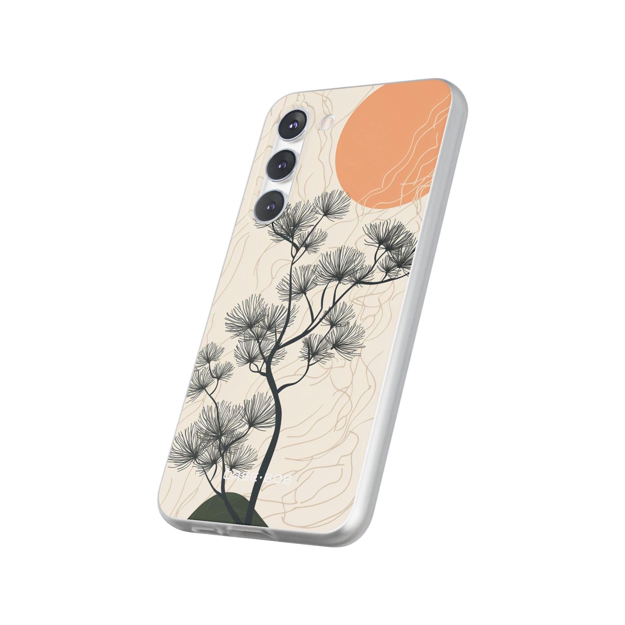 Spiky Tree Sunset Samsung S23 Plus Skal - Mjukt